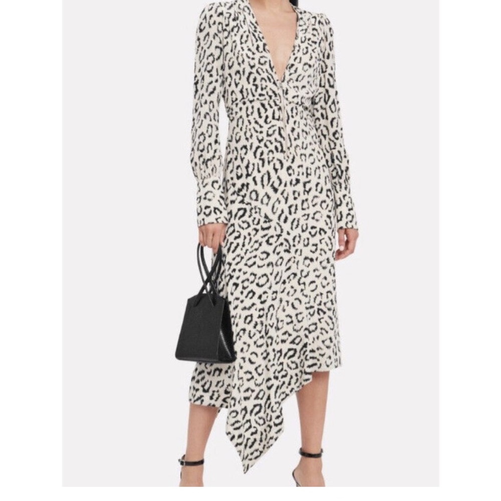 ALC EDEN LEOPARD PRINT DRESS